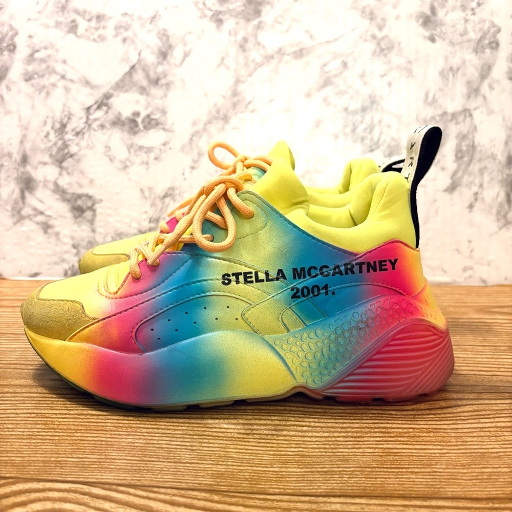 Stella McCartney Eclypse Rainbow Sneakers As Seen on Taylor Swift Size EU 35 - Picture 3 of 8